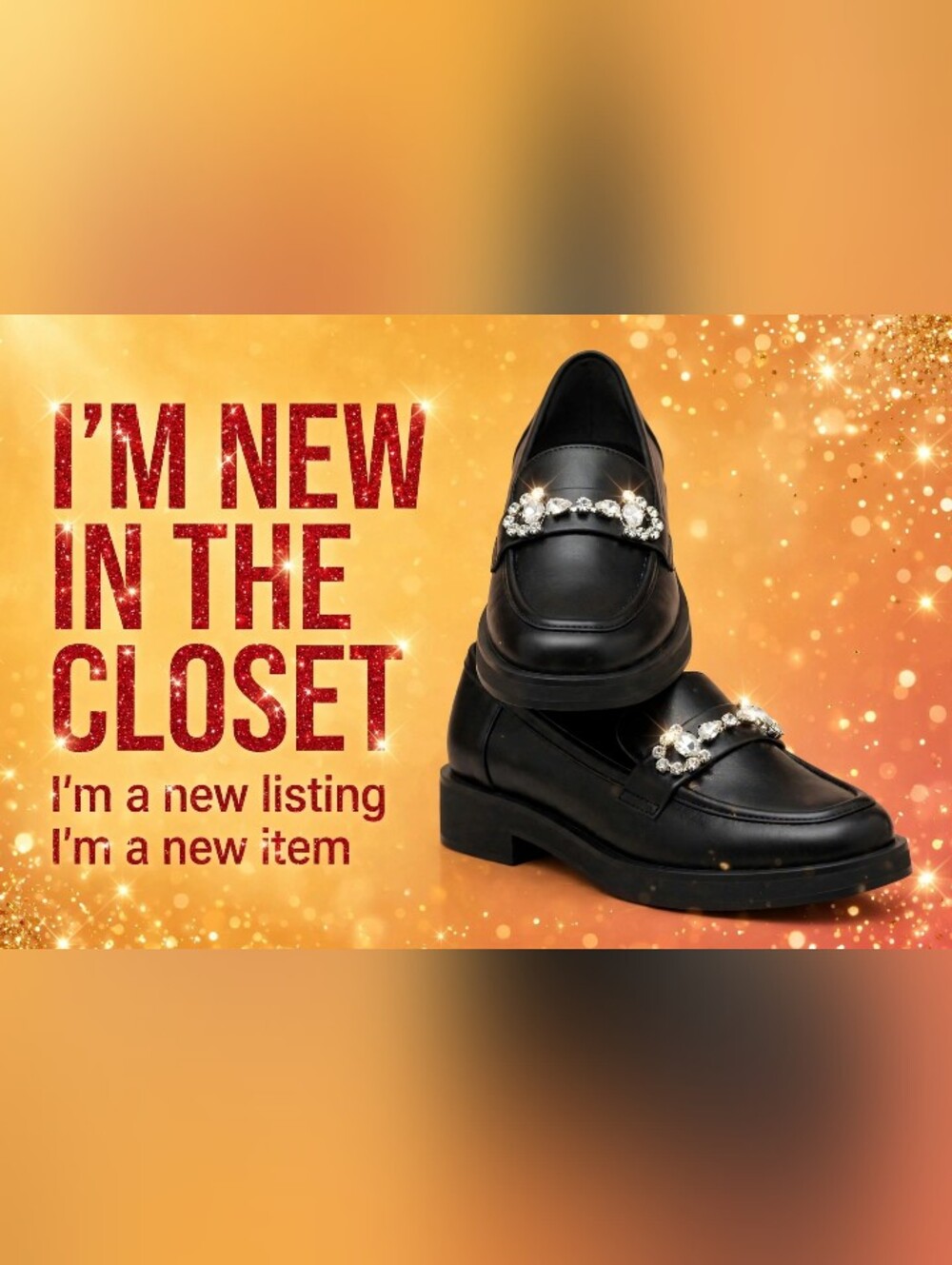 ♥️NEW BCBGeneration Embellished Leather Loafers - Women Loafers Size 11